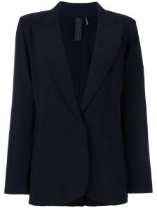 Norma Kamali жакет классического кроя, синий