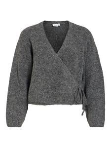 VILA Свитер 'VILuna' в темно-сером цвете