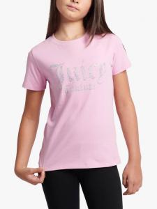 Детская футболка с брендом Diamante Juicy Couture, Pinky Lilac Chiffon
