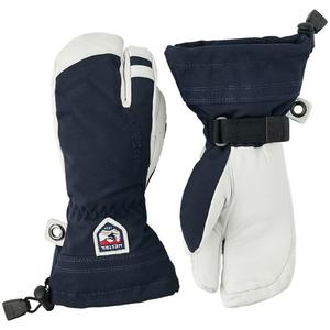 Рукавицы Hestra Army Leather Heli Ski Jr. 3-Finger, темно-синий