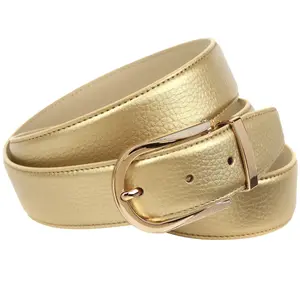 Темно-синий кожаный ремень Anthoni Crown, синий