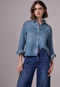 Джинсовая куртка CROPPED OVERSHIRT Street One Studio, деним