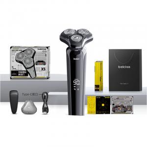 Электрическая бритва X5 Razors для всего тела с моющимся умным датчиком, мужская триммер для бороды в подарочной коробке Beici