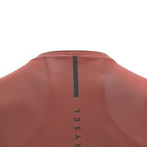 Мужской летний велосипедный трикотаж для гонок на выносливость с короткими рукавами - терракотовый Van Rysel