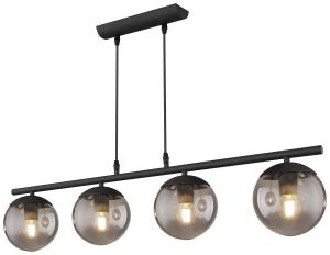 Подвесной светильник Novel, 90x15x120 см, черный