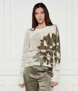 Шерстяной свитер Loose fit Marc Cain, экрю