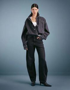 Джинсы Levi's Baggy Dad barrel черного цвета