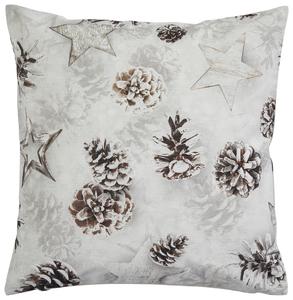 Чехол для подушки X-Mas, коричневый/белый