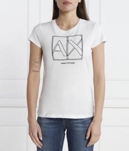 Футболка женская Armani Exchange с принтом, белый