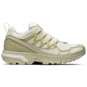 ACS + Дышащие Низкие Кроссовки для Бега Унисекс Светлый Охра SALOMON, Белый Зеленый