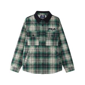 Утепленная куртка FILA KIDS, зеленый plaid
