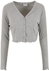 Noisy may Вязаный кардиган в сером цвете
