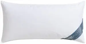Перьевая подушка Haeussling "Crystal Edition", наполнитель: 85% перо, 15% пух, чехол: 100% хлопок, (1 шт.) 80х80 см, белый