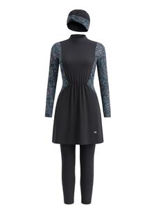 Платье-купальник C&City, черный