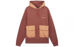 Свитшот Smiley Series унисекс кирпично-красный Paul Smith, бордовый красный