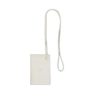 Y-3 Кожаный картхолдер Y 3 Regular унисекс тальк, Talc