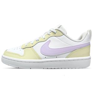 Детские скейтерские кроссовки Court Borough для младших школьников Nike, желтый/фиолетовый