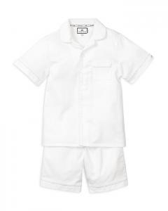 Классический белый короткий комплект для мальчиков Petite Plume — Baby, Little Kid, Big Kid