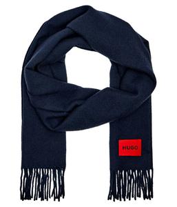 Шарф шерстяной Hugo Juster 35, синий