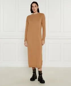 Шерстяное платье Liu Jo, коричневый