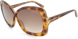 Солнцезащитные очки Tom Ford Calgary FT0227 - 53P, цвет «Блондинка Гавана» (линзы с коричневым градиентом) - 63 мм