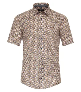 Рубашка CASAMODA с короткими рукавами "Повседневная рубашка CASAMODA с короткими рукавами и принтом ", цвет Orange