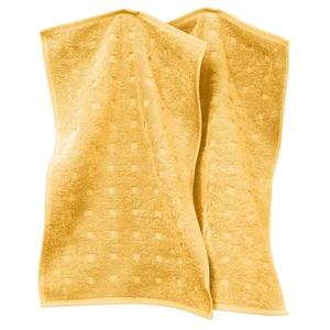Гостевое полотенце Möve 2er-Pack 61683, 30x1x50 см, желтый