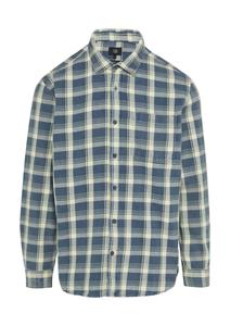 Рубашка на пуговицах классического кроя QS, Navy