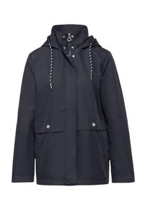 Парка с потайной молнией и воротником-стойкой Street One, синий