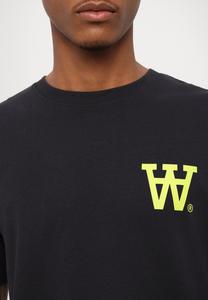 Футболка с принтом ACE CHEST PRINT UNISEX Double A by Wood Wood, черный