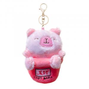 Цветочный горшок капибара, мультяшные аксессуары милый брелок кукла плюшевый кулон Bowl