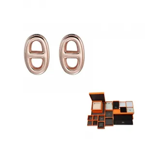 Серьги-гвоздики из каратного золота для женщин HERMES