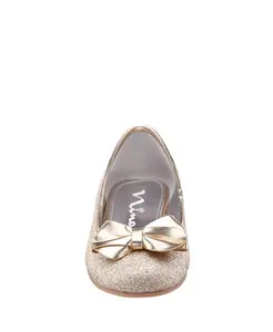 Балетки с розовым глиттером для девочек Little and Big Girls Rose Glitter Nina, золотой