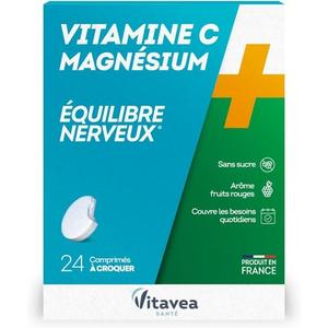 Nutrisante Витамин С с магнием Нервный баланс 24 таблетки Vitavea