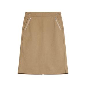 Повседневная короткая юбка женская ELLE, светло-коричневый