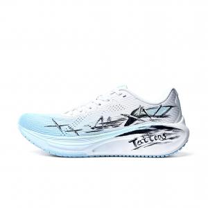 Li Ning Версия 2.0 Амортизация Нескользящая Дышащая Низкие кроссовки, синий белый