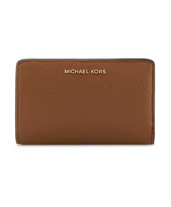 Кожаный кошелек Michael Kors, коричневый