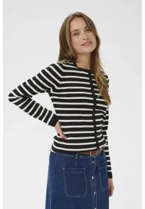 Кардиган в полоску милаш Saint Tropez, Black Seedpearl Stripe