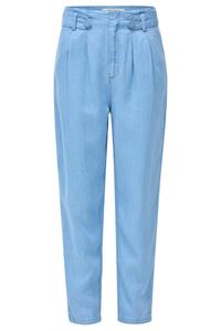 Зауженные джинсы со складками Salsa Jeans, небесно-голубой