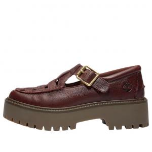 (WMNS) Ботинки Timberland Stone Street Platform 'Burgundy Full-Grain'