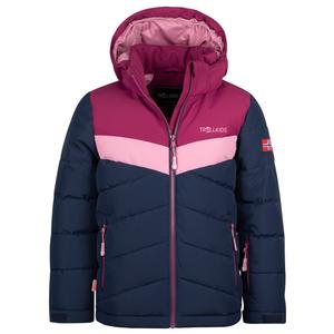 Зимняя куртка Trollkids Girl's Gryllefjord, цвет Navy/Plum/Mauve