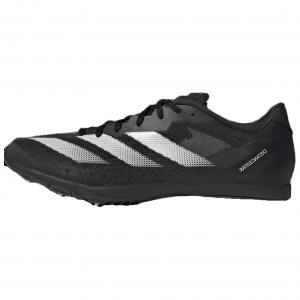 Adizero Distancestar Core Black Zero Metallic Cloud White Adidas, черно-белый