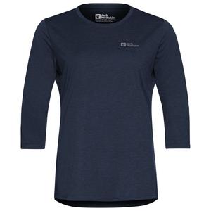 Женская футболка Crosstrail 3/4 - длинный рукав Jack Wolfskin, Midnight Sky
