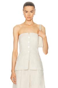 Seina Топ Lpa, Natural Linen