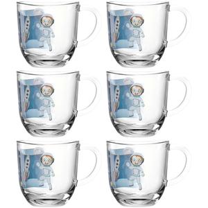 Кружка Космос BAMBINI AVVENTURA 280 мл, набор из 6 штук Leonardo, мультиколор