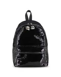Черный девичий рюкзак из полиэстера Karl Lagerfeld Kids