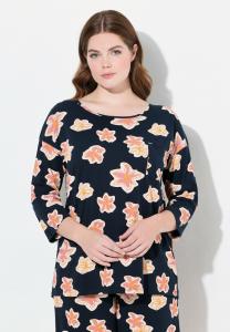 Пижамный топ Ulla Popken Pyjama top, Marine/Dark Blue