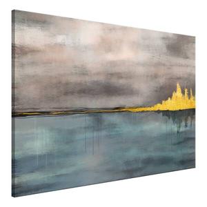 Фреска Artgeist Golden City, 60 см, синий