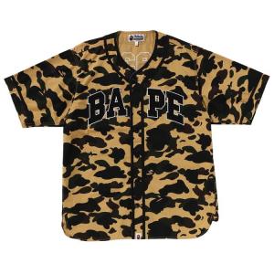 Рубашка BAPE 1st Camo Baseball Shirt, желтый