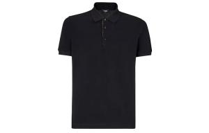 Базовая поло с короткими рукавами FENDI, черный